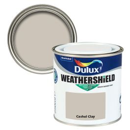 Buy a Dulux Weathershield Smooth Masonry Paint - Cashel Clay 250ml ...