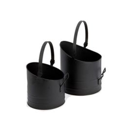Buy an Inglenook 2 Piece Black Metal Coal Buckets Online in Ireland at ...