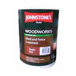 johnstones rustic red fence paint