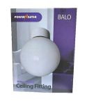 Powermaster 100W BALO Globe Ceiling Fitting