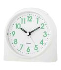 Acctim Sweep Non-Tick Alarm Clock - White