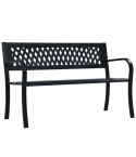 Bench with backrest 120 x 46 cm