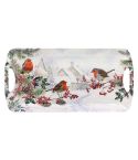 Christmas Robin Medium Tray 