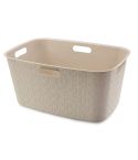 Curver Softex Laundry Basket 45L Chalk White