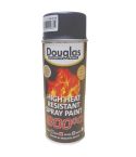 Douglas High Heat Resistant Spray Paint 400ml Matt Black 800C