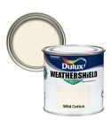 Dulux Weathershield Smooth Matt Masonry paint 250ml Tester pot - Wild cotton