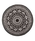 Esschert Design Outdoor Black and White Rug 180cm 