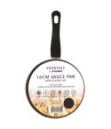 Essentials Sauce Pan with Glass Lead 16cm 