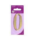 Gold Effect Numeral 0 - 75mm 