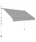 Grey Retractable Awning 300x120cm