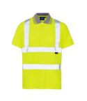 Hi-Vis Breathable Polyester Polo Shirt - XL