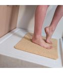 JML Hydro Wonder Beige- Super-comfy shower mat that never stains or blocks your drains