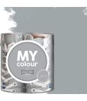 Johnstone's My Colour Durable Matt Paint Steel Mill - 2.5L