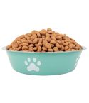 Metal Anti-slip Dog Bowl 400ml  