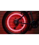 Pink Led Valves For Bicycle, Motorcycle & Car Wheels - Set of 2