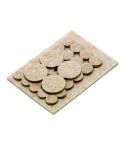 Premier Assorted Adhesive Felt Pads - 24 pieces 