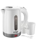 Russell Hobbs Compact Travel Kettle White 0.9L