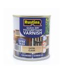 Rustins Quick Drying Polyurethane Varnish Satin Clear 2.5L