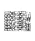 Silver Christmas Tree decoration - 112 piece