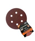 Stuk Sanding Discs 150 Mm 40 Grit - 5 pieces