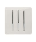 Trendi 3 Gang 2 Way Switch White