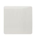 Trendi Single Blanking Plate - White