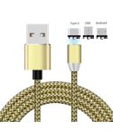 Universal Magnetic Charging Cable Gold