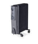 Warmlite 2KW Oil Filled Radiator - Dark Titanium 