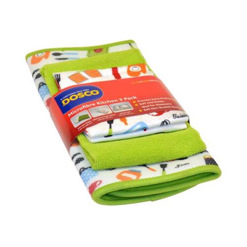 3PCS microfiber cloth for washing dishes kitchen towel micro fiber