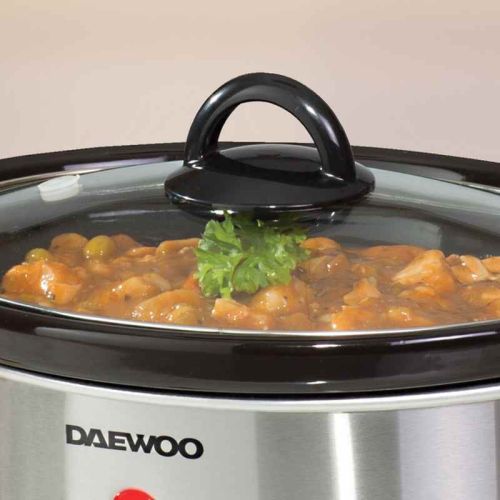 Daewoo 6.5L Stainless Steel Slow Cooker