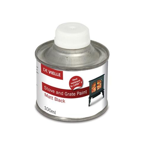 Stove Polish For Log Burners & Grates. Stove Paint Alternative (250ml)