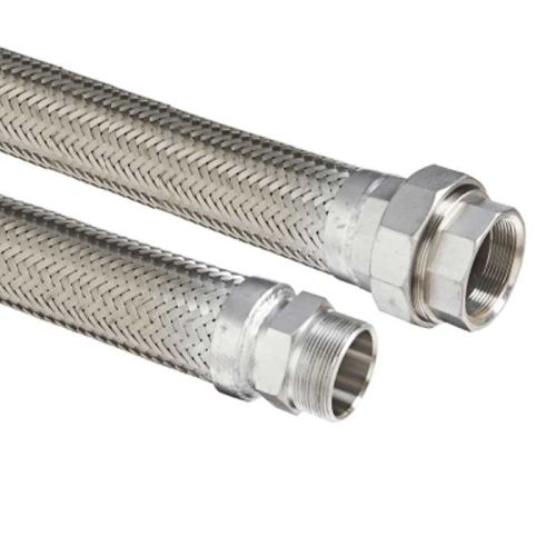 Buy a Stainless Steel Long Flexi-Connector Hose - 1/2 500ml Male x Female  Online in Ireland at  Your Pipes, Hoses, Plumbing Fittings & DIY  Products Expert