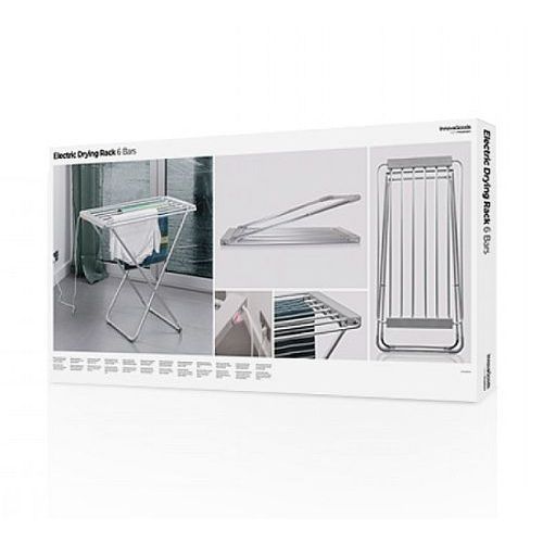 Buy a InnovaGoods Electric Drying Rack 100W Grey - 6 Bars Online