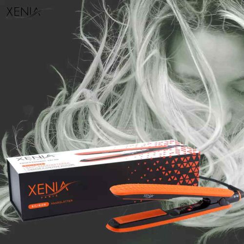 Buy a Xenia Paris Orange Silicone Hair Straightener online in Ireland at Lenehans