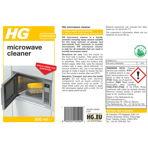 Hg combi microwave 2025 cleaner