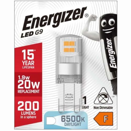 Buy a Energizer Led G9 1.9W (20W) 200Lm Daylight 6500K Online in Ireland at   Your capsule bulbs Expert