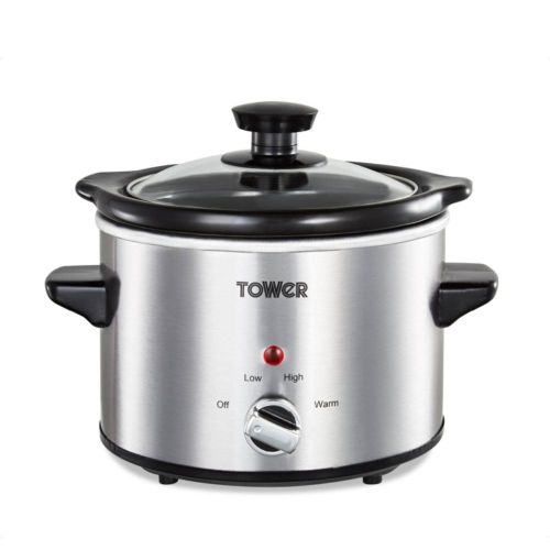 Stainless-Steel Compact 1.5L Slow Cooker