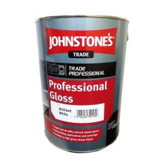 Johnstones Trade Professional Gloss Paint - Brilliant White 5L
