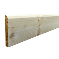 White Deal Bull Nose Architrave - 22 x 100 x 2.4m