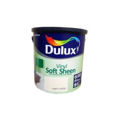 Dulux Vinyl Soft Sheen Paint - Warm White 2.5L