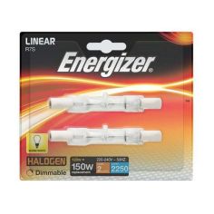 Energizer 120w 2pc 78mm Halogen Linear R7s Lightbulb