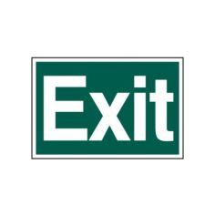 Exit (text only) - PVC Sign (300mm x 200mm)