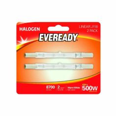Eveready 400w Linear J118 Halogen Lightbulb - Pack Of 2