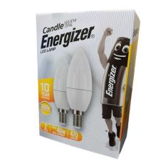 Energizer 5.2W LED Candle SES Lightbulb - Pack Of 2