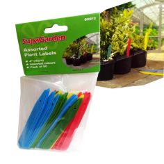SupaGarden Assorted Plant Labels - 4" (10cm) - Pack Of 50