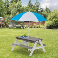 3 in 1 Children's Picnic Table with Parasol