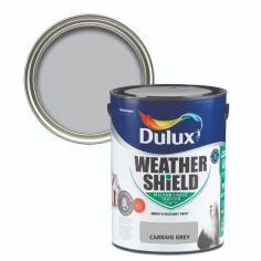 Dulux Weathershield Smooth Masonry Carraig Grey 5L