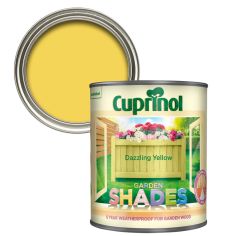 Cuprinol Garden Shades Paint - Dazzling Yellow 1L