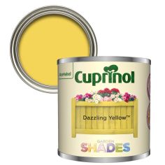 Cuprinol Garden Shades Paint - Dazzling Yellow 125ml Tester