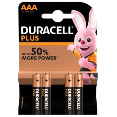 Duracell Plus AAA - pack of 4 